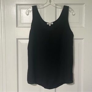 Active USA Versatile Women's Black SHEER Sleeveless Top